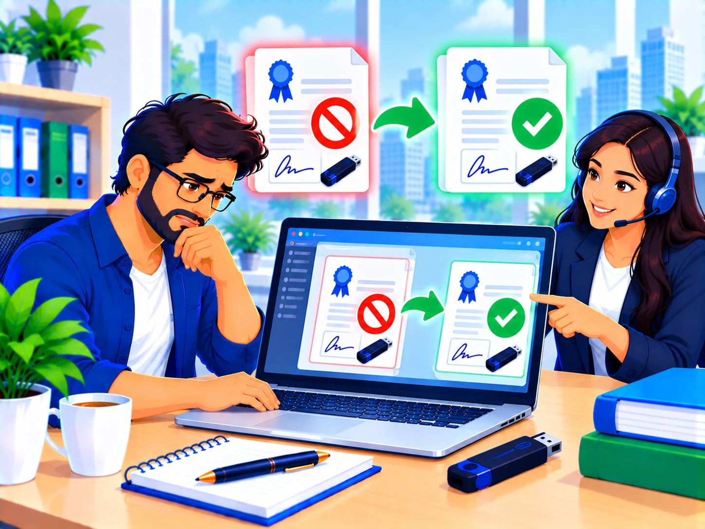 Fixing a revoked Digital Signature Certificate