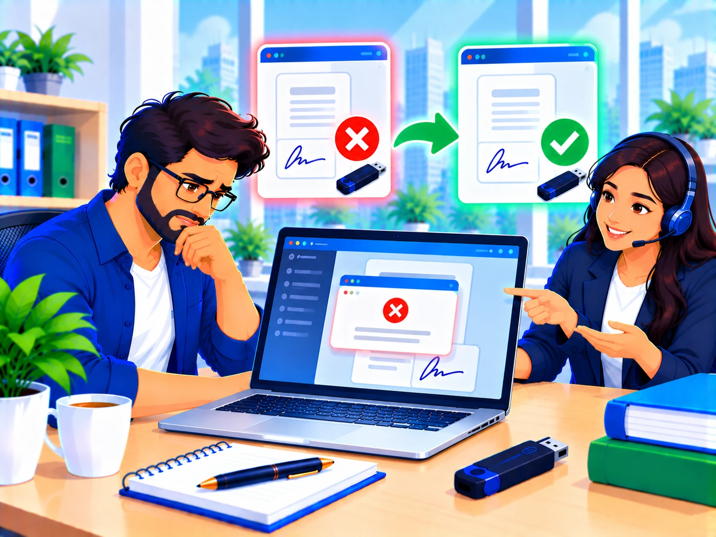 Fixing GST emSigner not working error